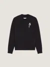 Givenchy Sweater In Wool Knit With Crystal Embroidery In Black