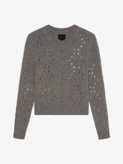 Givenchy Sweater In Wool In Medium Grey