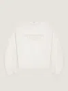Givenchy Sweater In Wool With  Stamp Embroidery In White