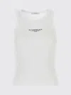 Givenchy Logo Top Tops White In White