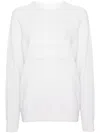 Givenchy Pullover A Maniche Lunghe In Cachemire. In White