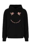 Givenchy Cotton Sweatshirt With Front Pocket And Hood In Black