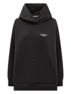 Givenchy Logo Printed Oversized Hoodie In Black