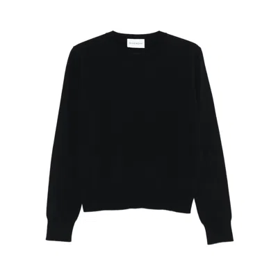 Givenchy Ribbed Crewneck Sweater Long Sleeves In Black