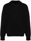 Givenchy Hoodie With Baroque Embossing Sweatshirts In Black