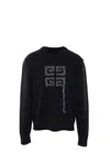 Givenchy Men Black Wool Sweater In Black
