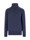 Givenchy Logo Sweater In Blue