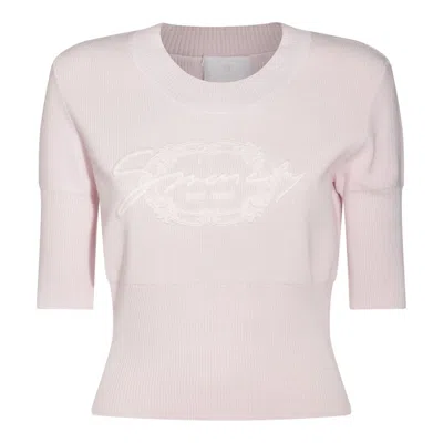 GIVENCHY GIVENCHY PINK COTTON KNITWEAR