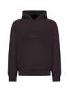 Givenchy Logo Embossed Drawstring Hoodie In Purple