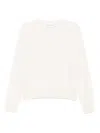 Givenchy Long Sleeve Cashmere Sweater In Neutral