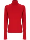 Givenchy Turtleneck Sweater In Vermillon