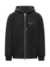 Givenchy Relaxed-fit Black Zip-up Hoodie With Drawstring Hood