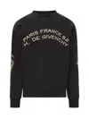 Givenchy Long-sleeved Sweater In Black