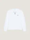 Givenchy Couture Seam Sweatshirt In Fleece With  Paris In White