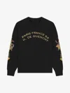 Givenchy Sweatshirt In Fleece With Chandelier And Snake In Black