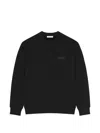 Givenchy Basic Cotton Crewneck Sweatshirt In Black