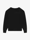 Givenchy Sweatshirt In Fleece With  Signature In Black