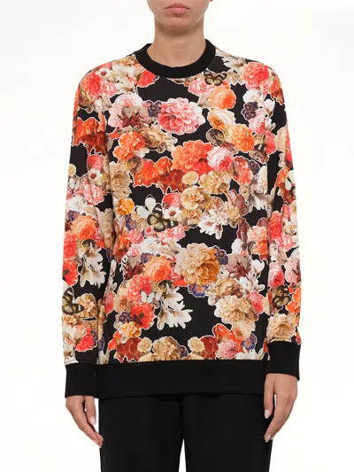 Givenchy Sweatshirt In Floral Multicolour Black / Xs