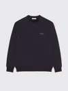 Givenchy Basic Cotton Crewneck Sweatshirt In Blue