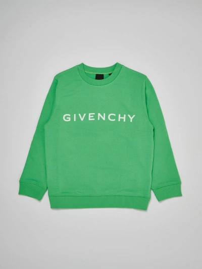 Givenchy Kids' Sweatshirt Sweatshirt In Verde Fluo