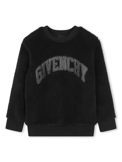 Givenchy Paris 4g Embroidered Sweatshirt In Black