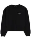Givenchy Sweatshirt Featuring Signature Brand Stamp Crewneck In Black