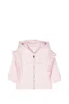 Givenchy Logo-print Zipped Hoodie In Rose