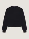 Givenchy Ribbed Crewneck Sweater Long Sleeves In Black