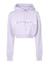 Givenchy Top Swtshrt Hdy Cn Ls Brbre Wre In Purple