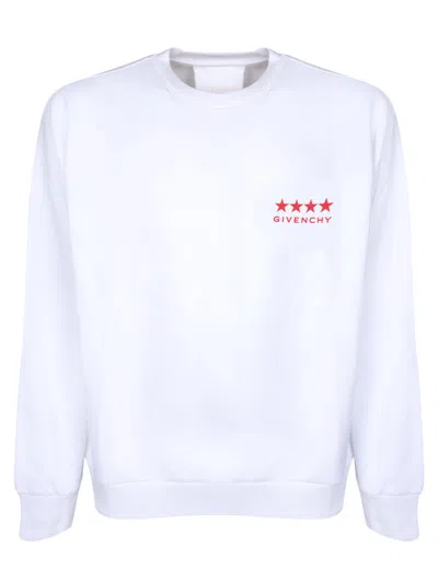 Givenchy White Cotton Sweatshirt