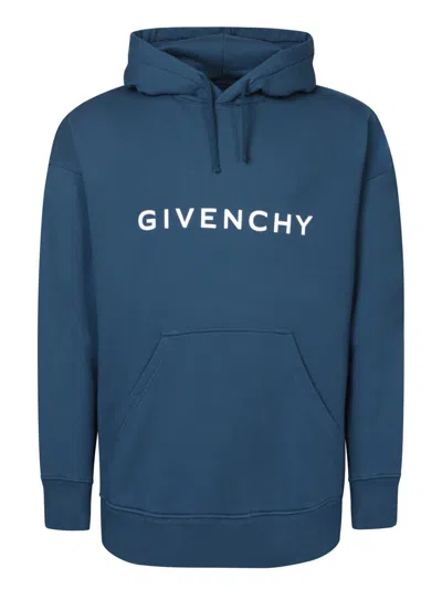 Givenchy Sweatshirts In Blue