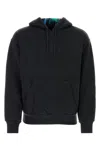 Givenchy Cotton Sweatshirt With Front Pouch Pocket In Fadedblack