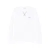 Givenchy White Couture Seam Sweatshirt With Embroidered Logo In White