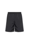 Givenchy Lightweight Mid-length Swim Shorts With Side And Back Pockets In Nero