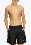 Givenchy Swim Shorts With Logo Signature In Black