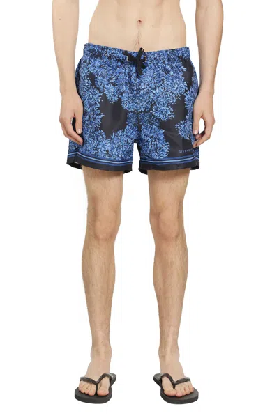 Givenchy Swim Shorts With Pompom Print In Multi
