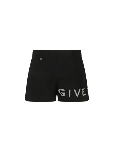 Givenchy Logo-embroidered Swim Shorts In Multicolor