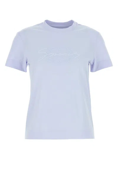 Givenchy Powder Blue Cotton T Shirt In Purple
