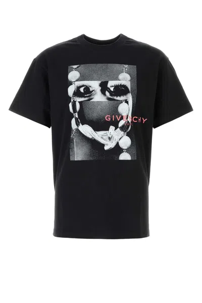 GIVENCHY GIVENCHY BLACK COTTON T SHIRT