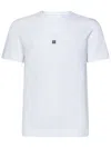 Givenchy Slim Fit 4g Embroidered Cotton T-shirt In White