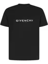 Givenchy Cotton Reverse Slim Fit T-shirt With Signature Print