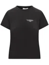 Givenchy Black Cotton Jersey Crewneck T-shirt In Black