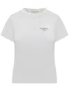 Givenchy Regular Fit Cotton T-shirt With Logo Design In White