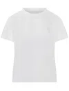 Givenchy Crew Neck Cotton T-shirt In White