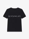 Givenchy Double Layered Fitted T-shirt In Cotton With 4g Tulle In Black