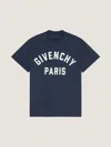 Givenchy Navy Blue Cotton Oversize T-shirt