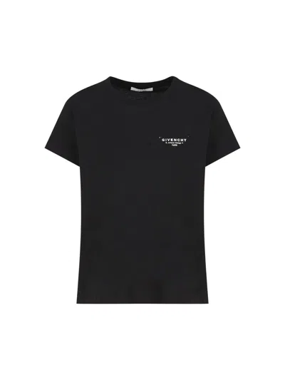 Givenchy T-shirt And Polo Shirt In Black