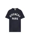 Givenchy Navy Blue Cotton Oversize T-shirt In Blue