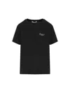 Givenchy Black Cotton Jersey Crewneck T-shirt In Black