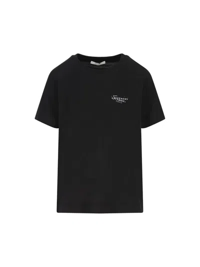 Givenchy T-shirt And Polo Shirt In Black